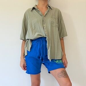 Pronto Uomo Vintage Silk Print Shirt